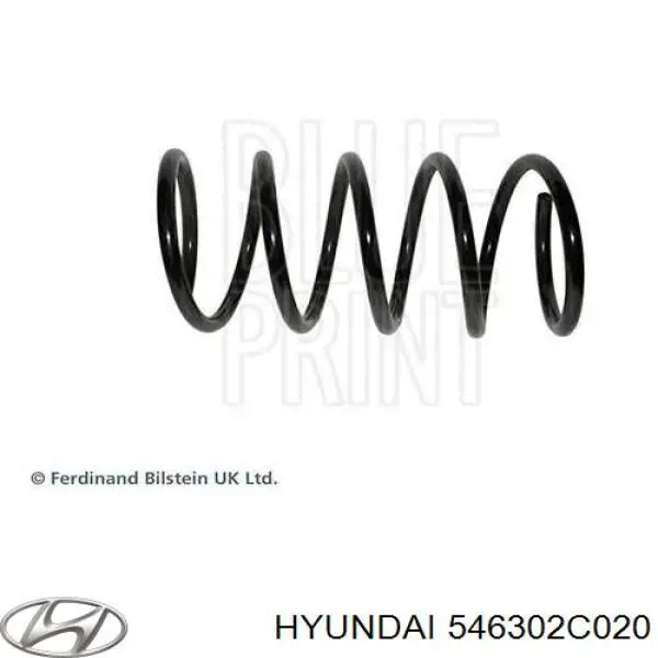 Пружина передня Hyundai/Kia 546302C020 ціна, від 27.62 USD