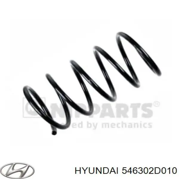 546302D010 Hyundai/Kia Пружина амортизатора передняя