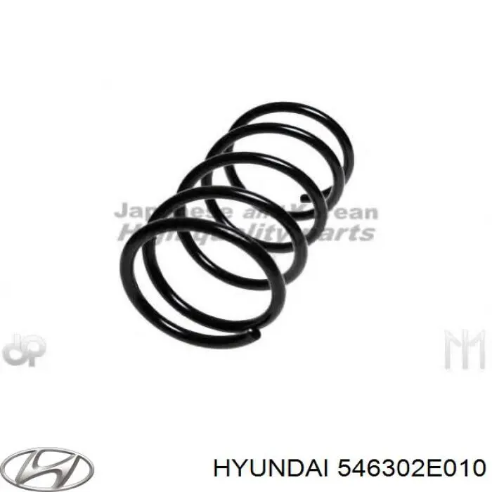 Пружина передня 546302E010 Hyundai/Kia