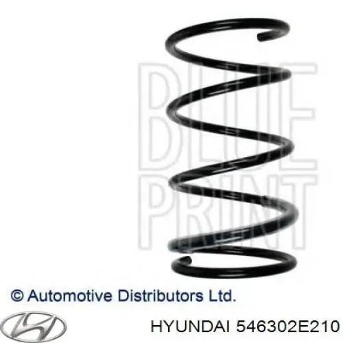 546302E210 Hyundai/Kia Пружина амортизатора передняя