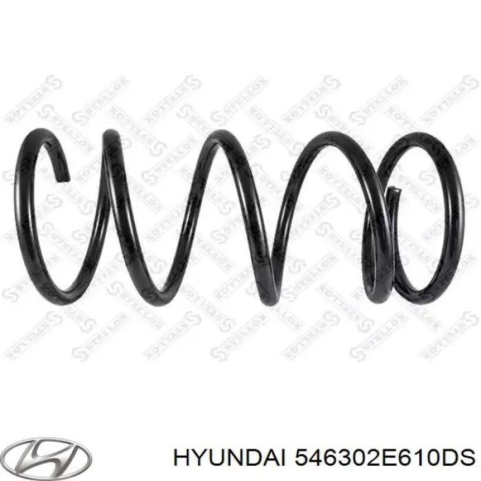 546302E610DS Hyundai/Kia Пружина амортизатора передняя