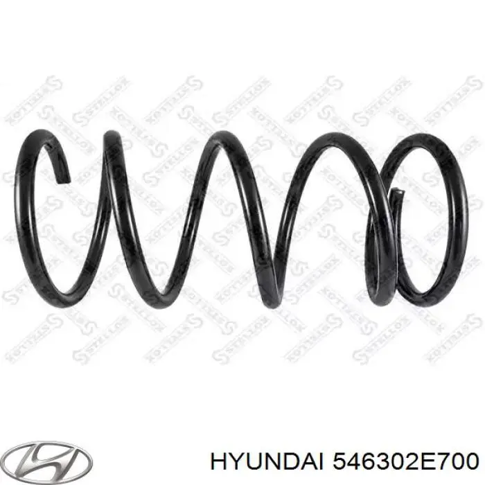Пружина передня Hyundai/Kia 546302E700 ціна, від 21.96 USD