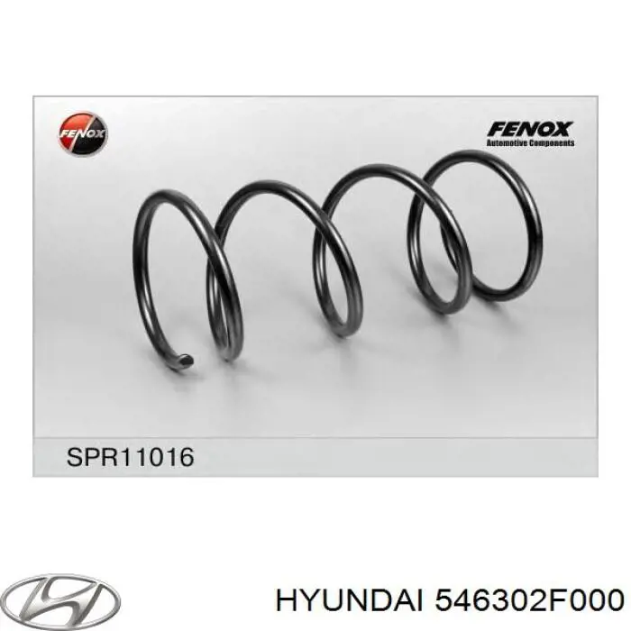 Купити 546302F000 Hyundai/Kia Гвинтова пружина підвіска