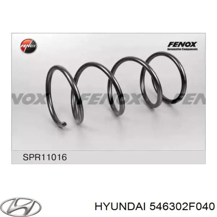 Пружина передня Hyundai/Kia 546302F040 ціна, від 50.44 USD