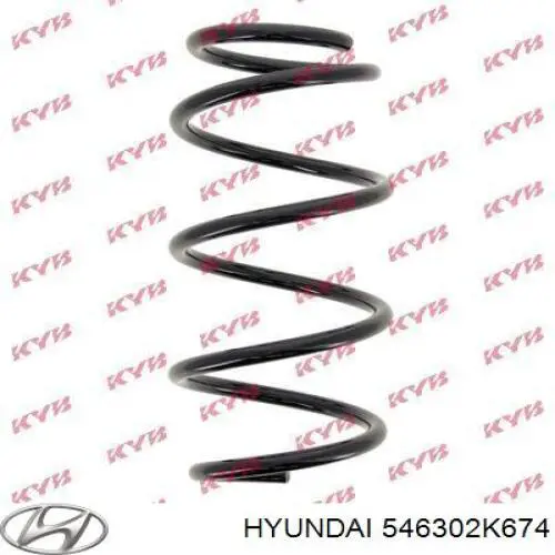 Пружина передня Hyundai/Kia 546302K674 ціна, від 59.45 USD
