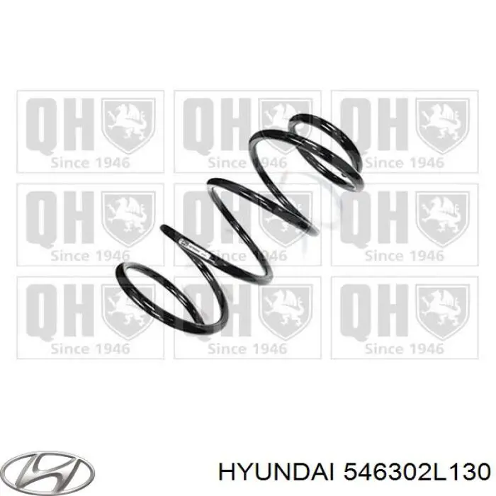 Пружина передня Hyundai/Kia 546302L130 ціна, від 14.67 USD