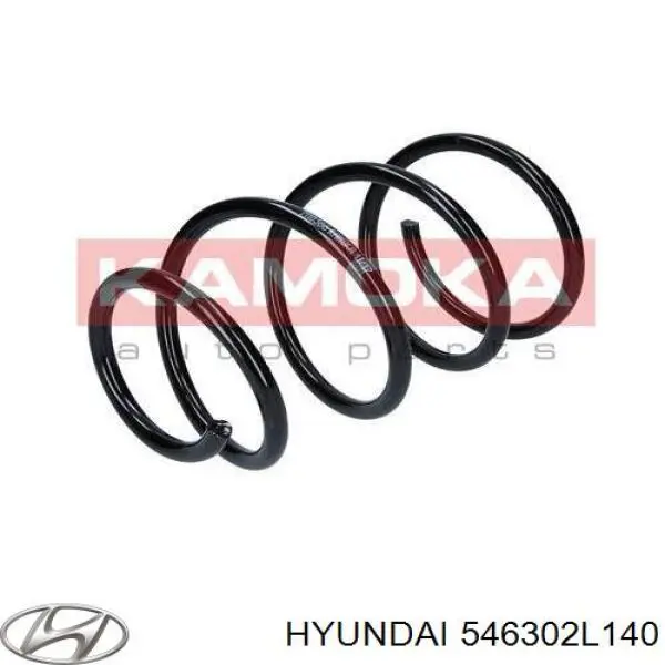 Пружина передня 546302L140 Hyundai/Kia