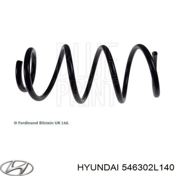 Пружина передня Hyundai/Kia 546302L140 ціна, від 20.15 USD