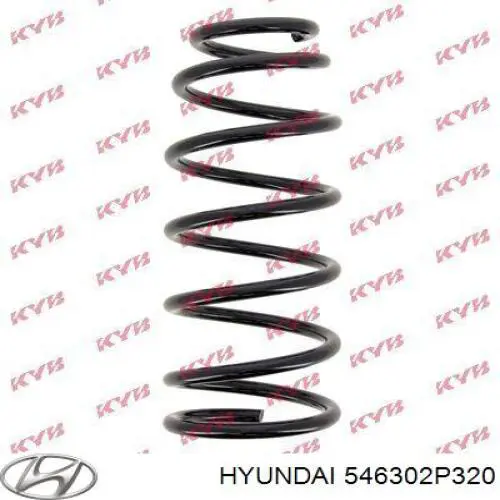 546302P320 Hyundai/Kia пружина передня