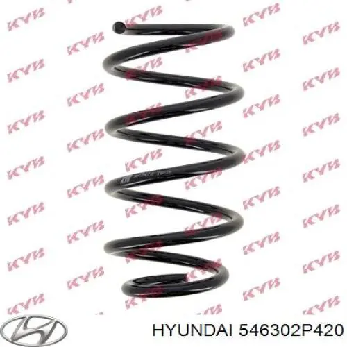 Пружина передня Hyundai/Kia 546302P421 ціна, від 35.61 USD