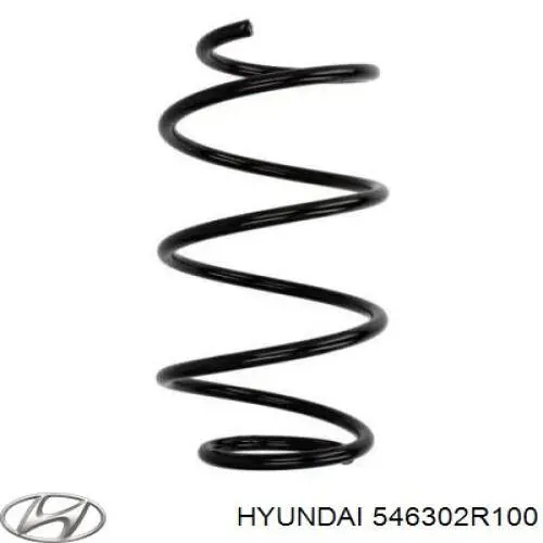 546302R100 Hyundai/Kia Пружина амортизатора передняя