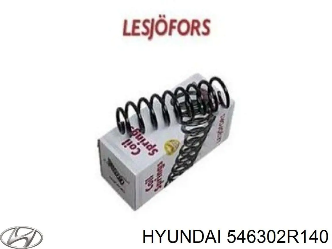 Пружина передня 4037250 Lesjofors