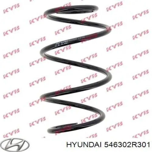 546302R301 Hyundai/Kia Пружина амортизатора передняя