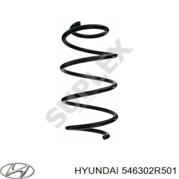 546302R501 Hyundai/Kia пружина передня