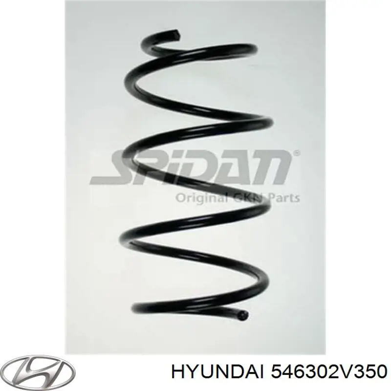 Пружина передня Hyundai/Kia 546302V350 ціна, від 37.19 USD