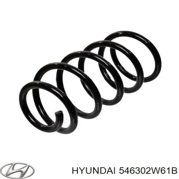 546302W61B Hyundai/Kia Пружина амортизатора передняя