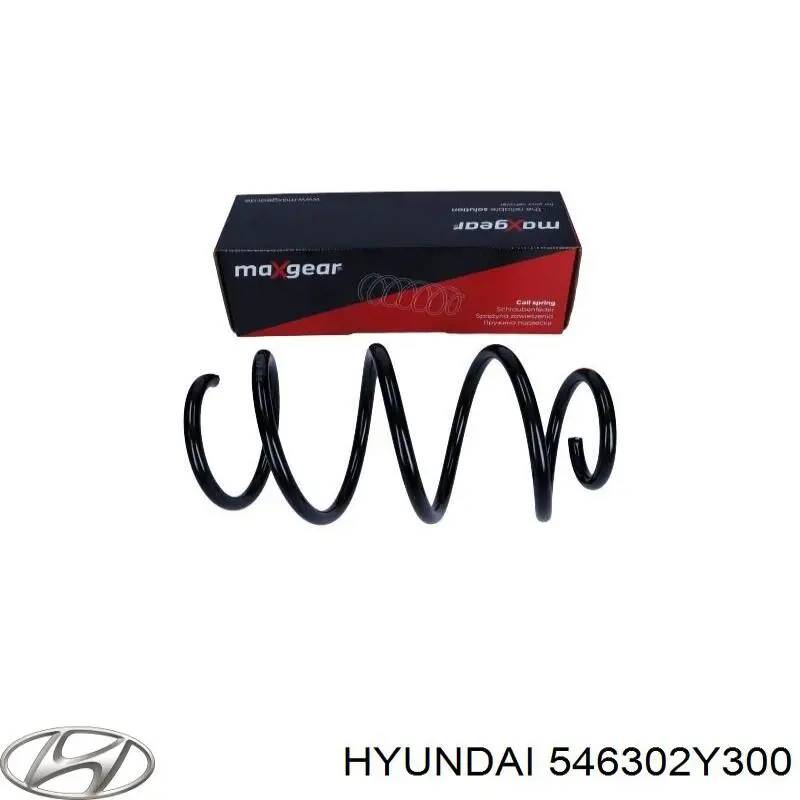 546302Y300 Hyundai/Kia Пружина амортизатора передняя