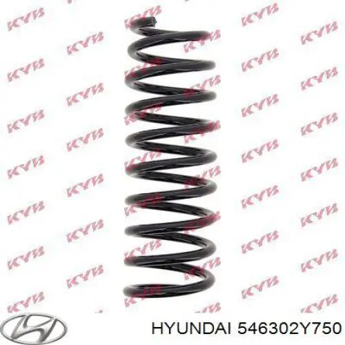 546302Y750 Hyundai/Kia Пружина амортизатора передняя