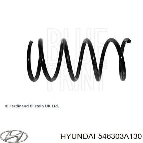 546303A130 Hyundai/Kia пружина передня