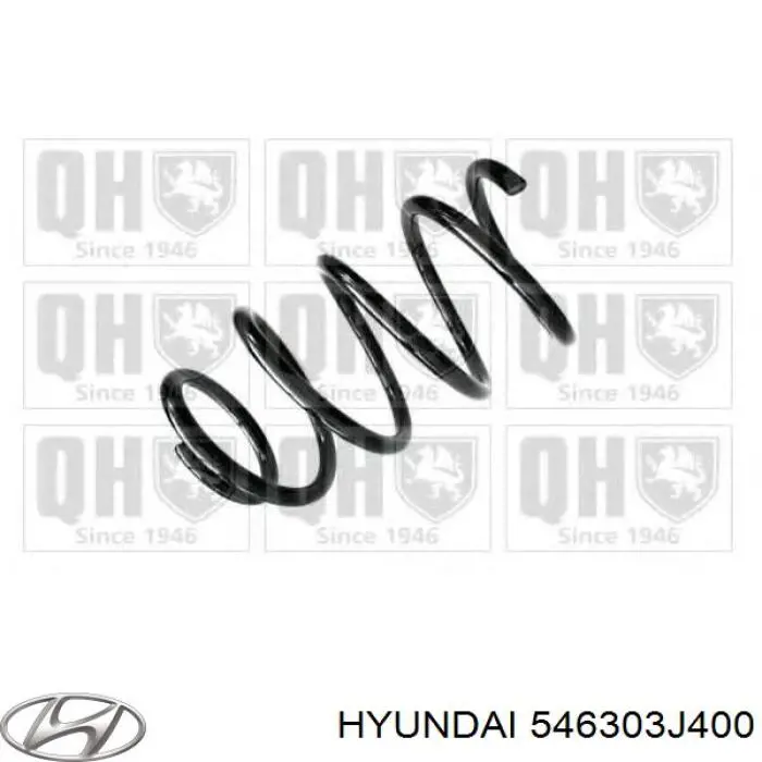 Пружина передня Hyundai/Kia 546303J400 ціна, від 97.14 USD
