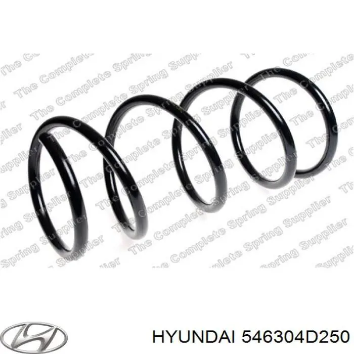 546304D250 Hyundai/Kia пружина передня
