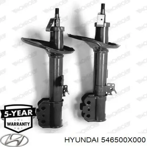 Амортизатор передньої підвіски, лівий Hyundai/Kia 546500X000 ціна, від 30.94 USD
