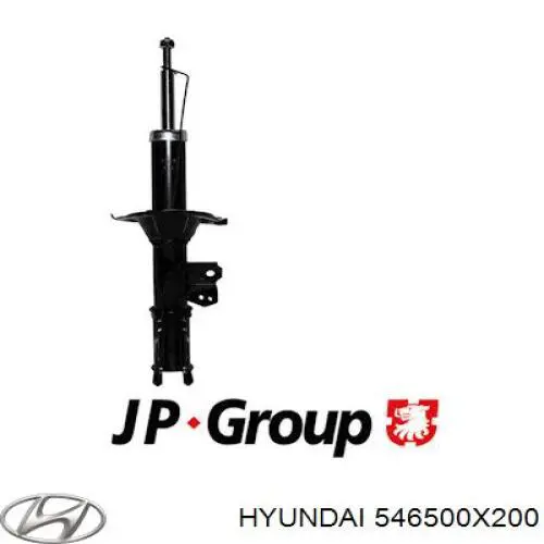 Амортизатор передньої підвіски, лівий Hyundai/Kia 546500X200 ціна, від 31.07 USD