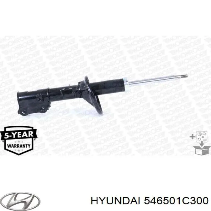 Амортизатор передньої підвіски, лівий Hyundai/Kia 546501C300 ціна, від 32.16 USD