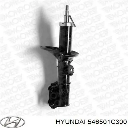 546501C300 Hyundai/Kia амортизатор передній, лівий