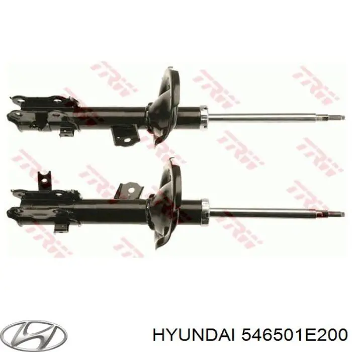 Амортизатор передньої підвіски, лівий Hyundai/Kia 546501E200 ціна, від 32.62 USD