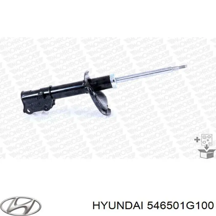 546501G100 Hyundai/Kia амортизатор передній, лівий