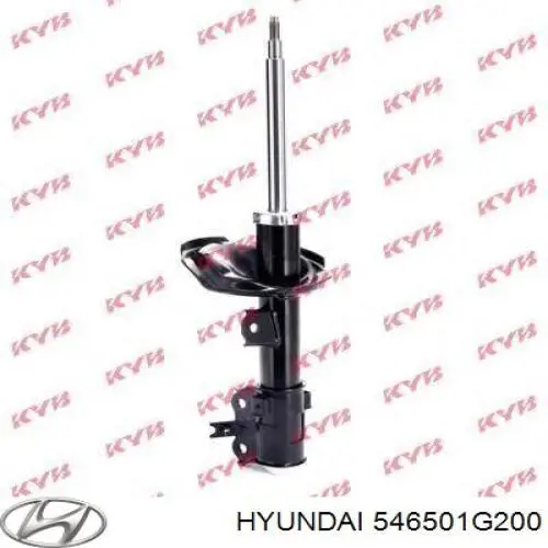 Амортизатор передньої підвіски, лівий Hyundai/Kia 546501G200 ціна, від 38.00 USD