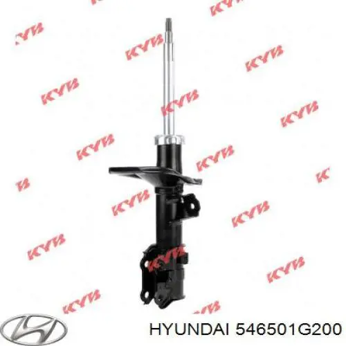 546501G200 Hyundai/Kia амортизатор передній, лівий