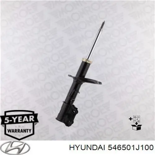 Амортизатор передньої підвіски, лівий Hyundai/Kia 546501J100 ціна, від 44.53 USD