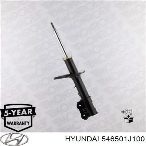 Купити 546501J100 Hyundai/Kia Амортизатора передній лівий