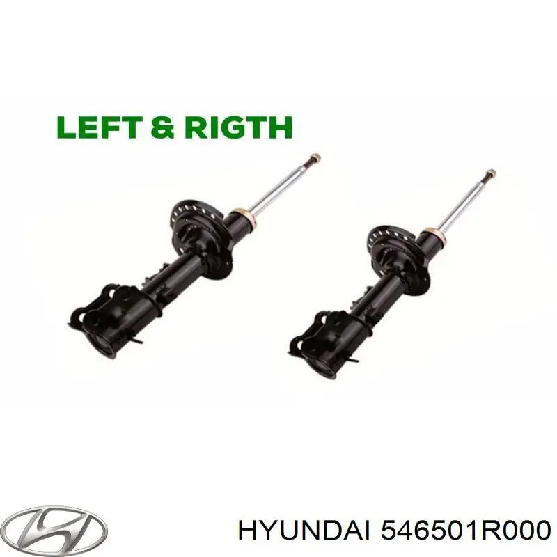 Амортизатор передньої підвіски, лівий Hyundai/Kia 546501R000 ціна, від 40.77 USD