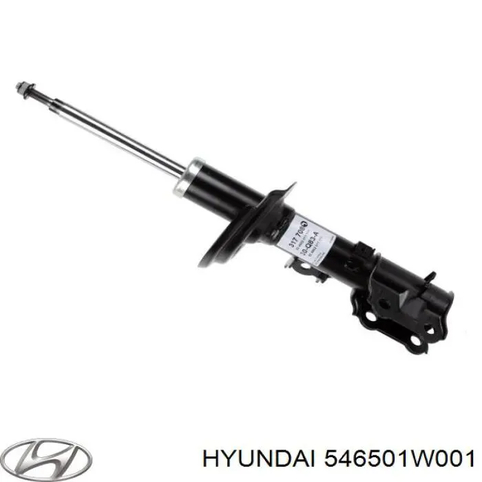 Амортизатор передньої підвіски, лівий Hyundai/Kia 546501W001 ціна, від 20.30 USD