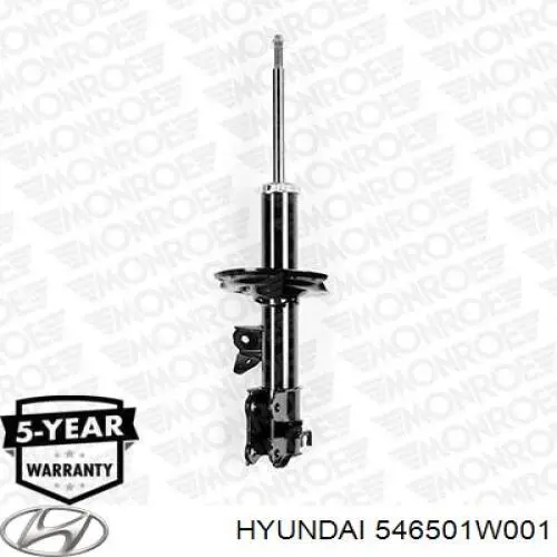 Купити 546501W001 Hyundai/Kia Амортизатора передній лівий