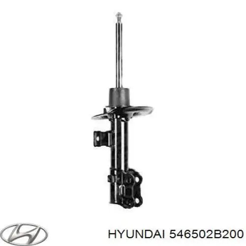 Амортизатора передній лівий 546502B200 Hyundai/Kia