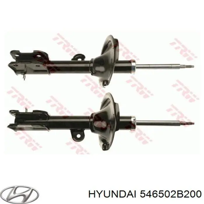 Амортизатор передньої підвіски, лівий Hyundai/Kia 546502B200 ціна, від 38.01 USD