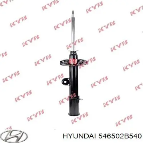 Амортизатор передньої підвіски, лівий Hyundai/Kia 546502B540 ціна, від 53.90 USD