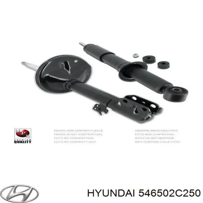 Амортизатор передньої підвіски, лівий Hyundai/Kia 546502C250 ціна, від 46.57 USD