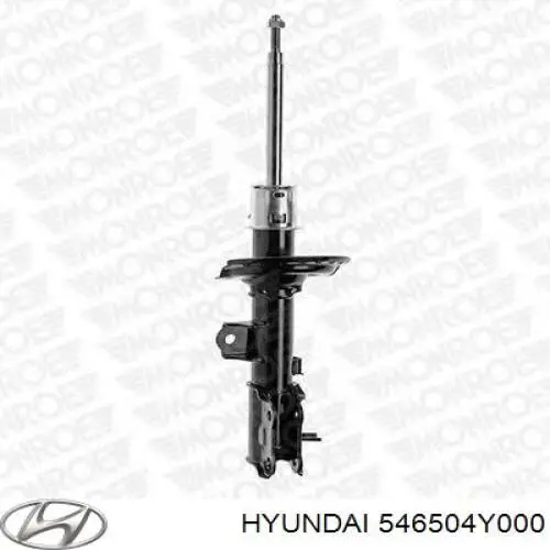 Амортизатора передній лівий 546504Y000 Hyundai/Kia