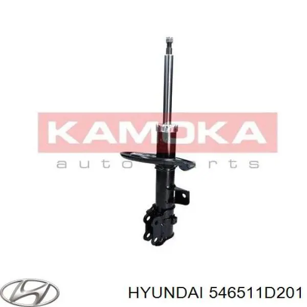 Стійка передня, ліва Hyundai/Kia 546511D201