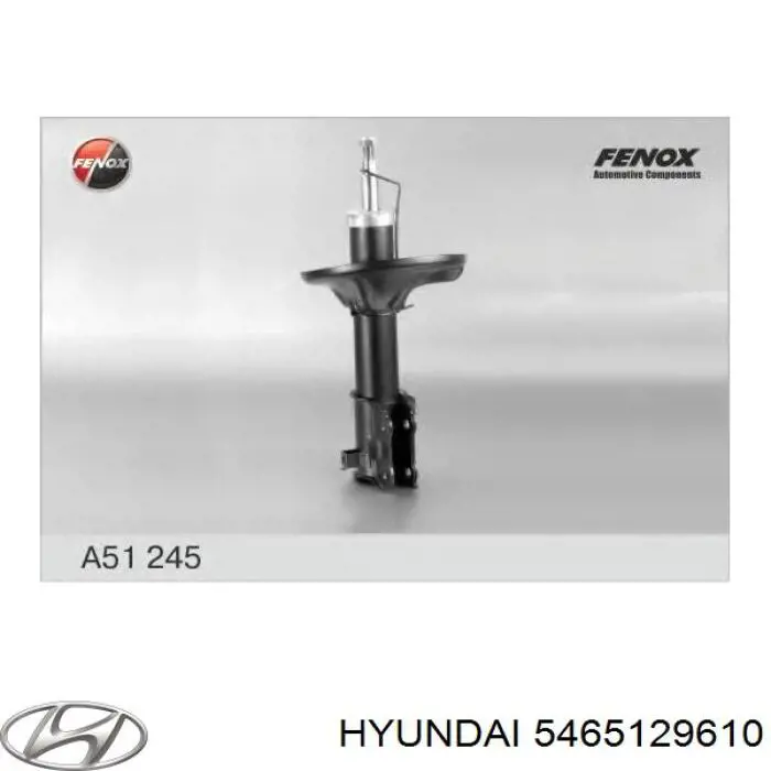 Стійка передня, ліва Hyundai/Kia 5465129610