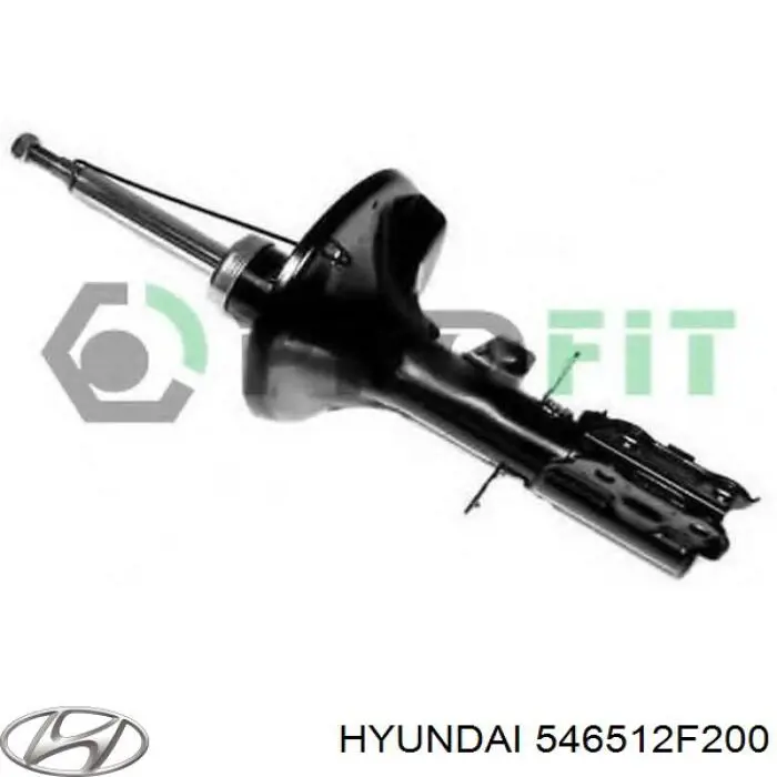 Купити S546512F200 Hyundai/Kia Амортизатора передній лівий