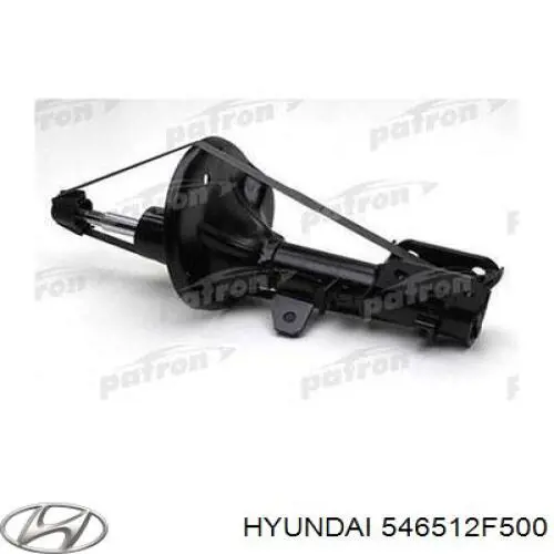 Амортизатор передньої підвіски, лівий Hyundai/Kia 546512F500 ціна, від 38.05 USD