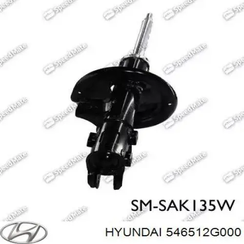 Амортизатор передньої підвіски, лівий Hyundai/Kia 546512G000 ціна, від 45.03 USD