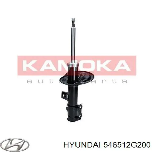 Амортизатор передньої підвіски, лівий Hyundai/Kia 546512G200 ціна, від 57.57 USD