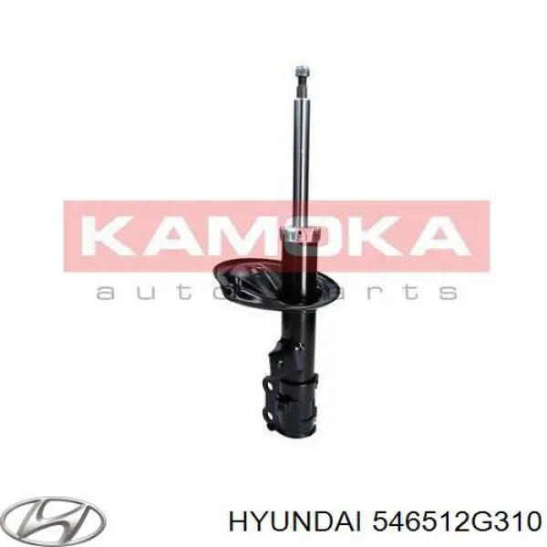 S546512G310 Hyundai/Kia Ліва передня стійка